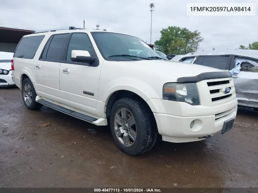 2007 Ford Expedition El Limited VIN: 1FMFK20597LA98414 Lot: 40477113