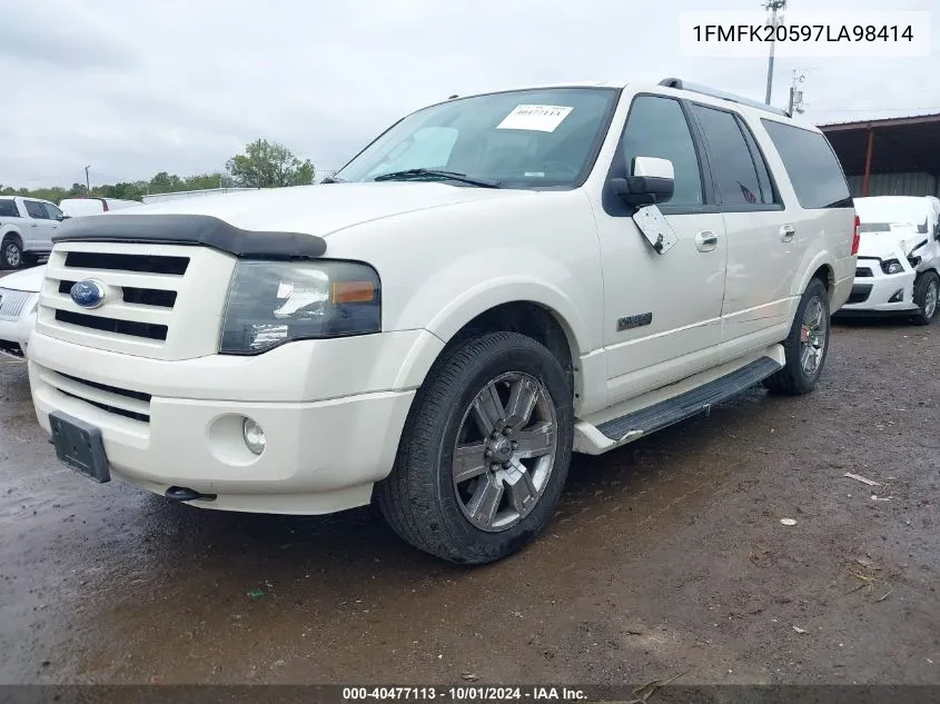 2007 Ford Expedition El Limited VIN: 1FMFK20597LA98414 Lot: 40477113