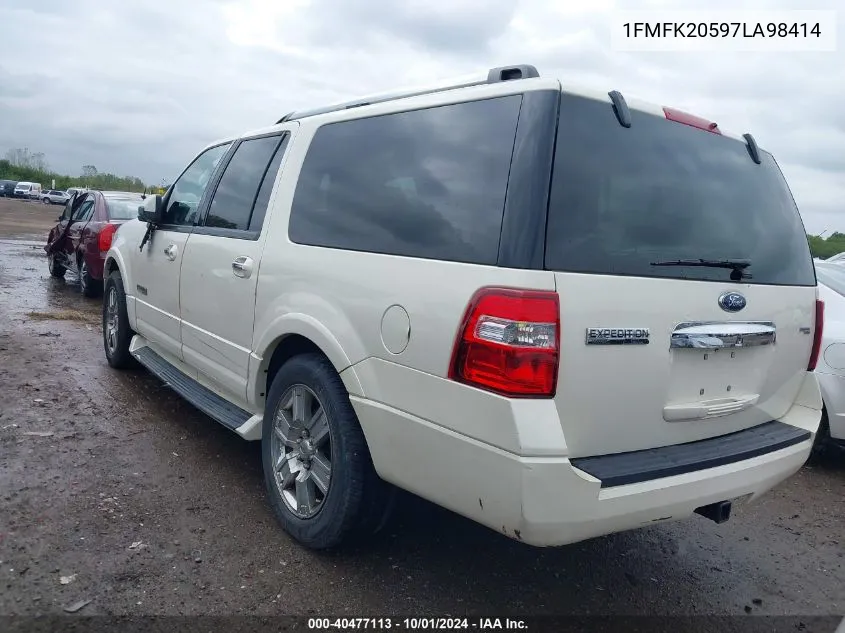 2007 Ford Expedition El Limited VIN: 1FMFK20597LA98414 Lot: 40477113