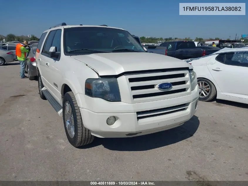 2007 Ford Expedition Limited VIN: 1FMFU19587LA38082 Lot: 40511889