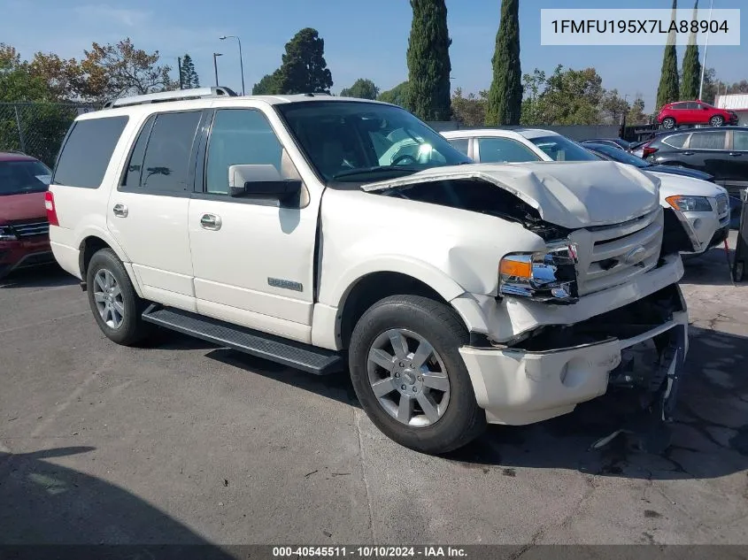 2007 Ford Expedition Limited VIN: 1FMFU195X7LA88904 Lot: 40545511