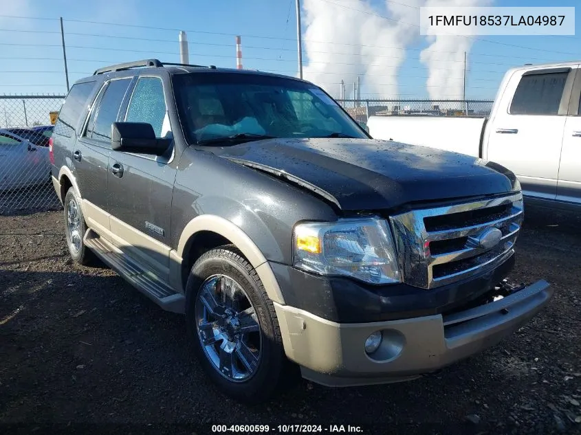 2007 Ford Expedition Eddie Bauer VIN: 1FMFU18537LA04987 Lot: 40600599