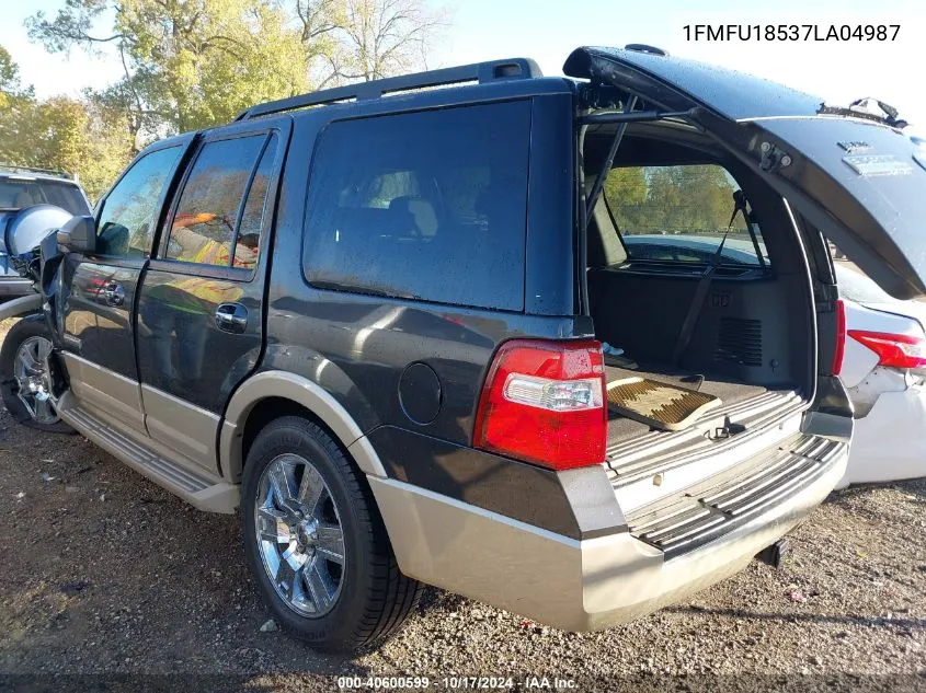 2007 Ford Expedition Eddie Bauer VIN: 1FMFU18537LA04987 Lot: 40600599