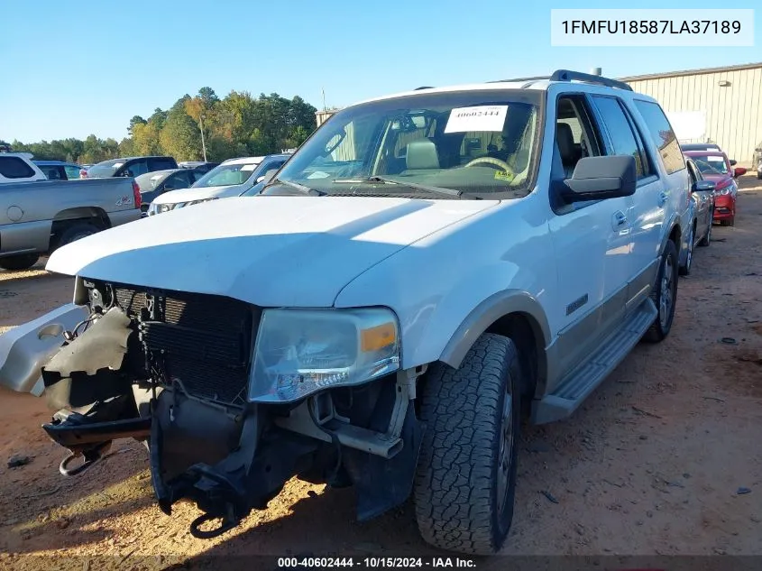 2007 Ford Expedition Eddie Bauer VIN: 1FMFU18587LA37189 Lot: 40602444