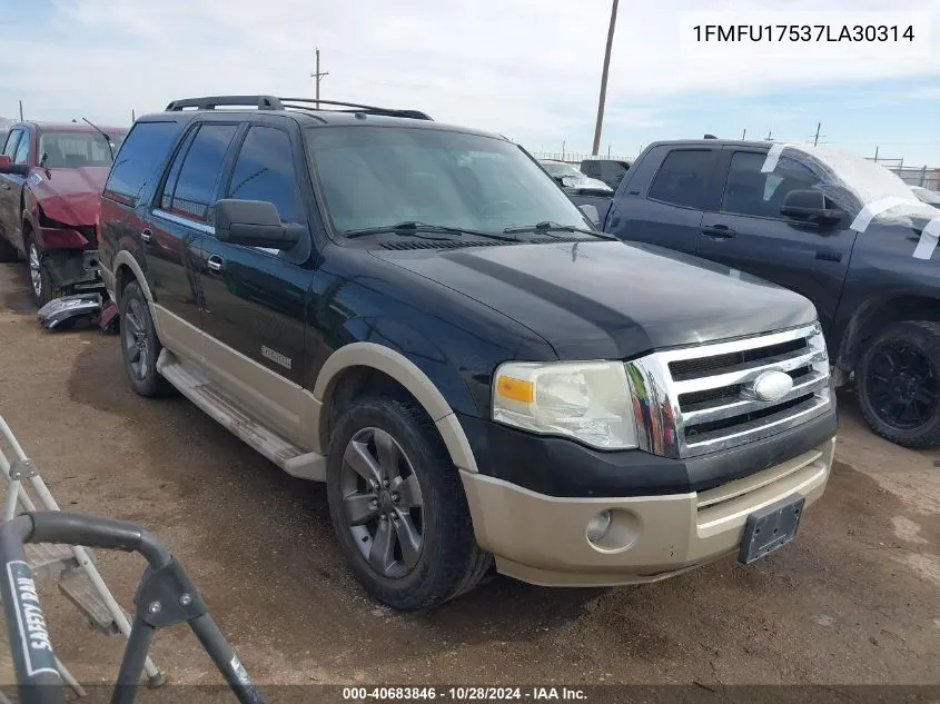 2007 Ford Expedition Eddie Bauer VIN: 1FMFU17537LA30314 Lot: 40683846