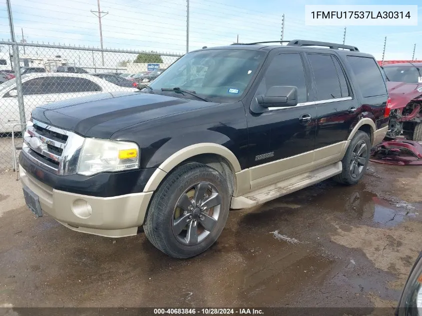 2007 Ford Expedition Eddie Bauer VIN: 1FMFU17537LA30314 Lot: 40683846