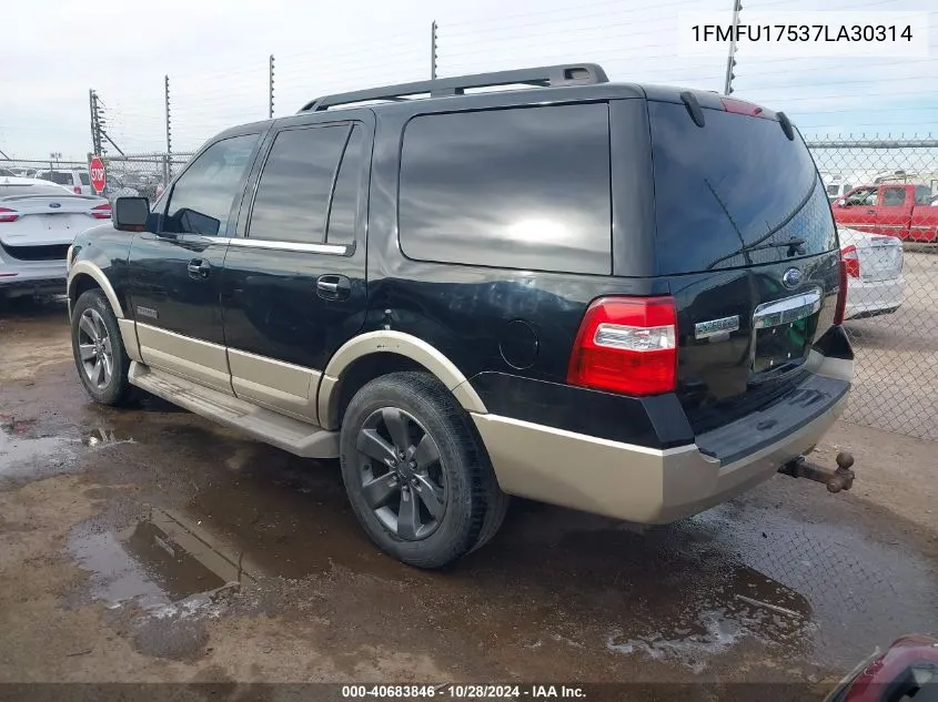 2007 Ford Expedition Eddie Bauer VIN: 1FMFU17537LA30314 Lot: 40683846