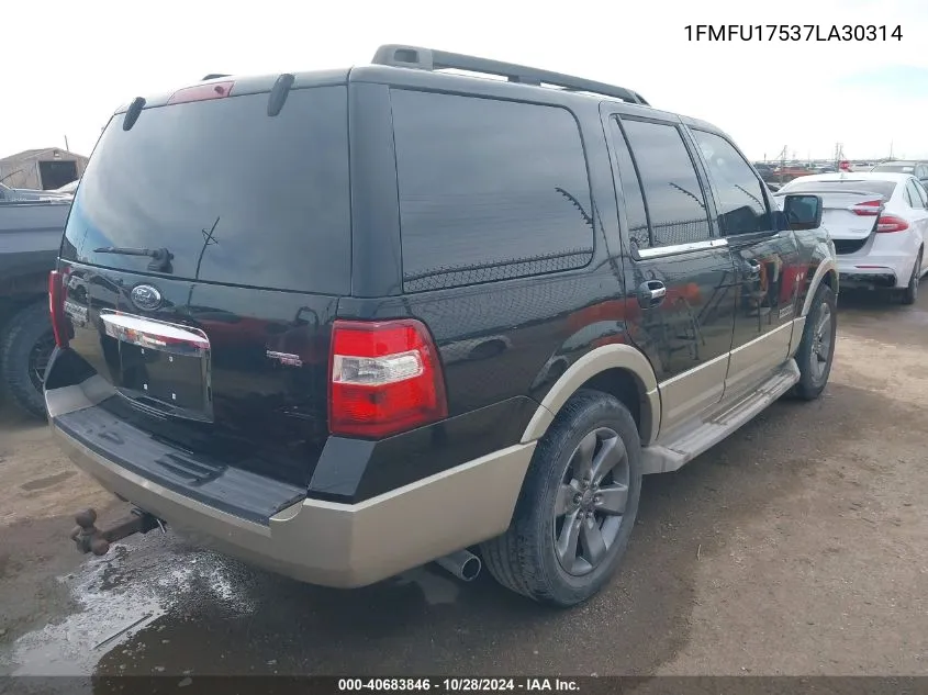 2007 Ford Expedition Eddie Bauer VIN: 1FMFU17537LA30314 Lot: 40683846