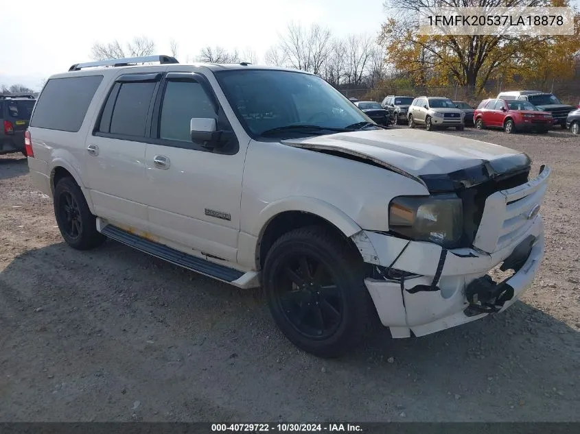 2007 Ford Expedition El Limited VIN: 1FMFK20537LA18878 Lot: 40729722