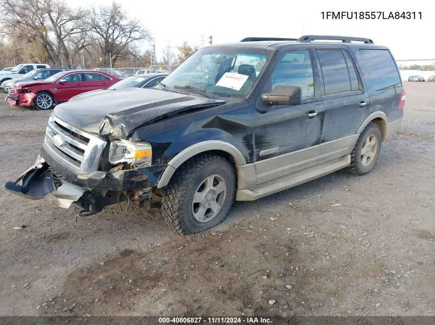 2007 Ford Expedition Eddie Bauer VIN: 1FMFU18557LA84311 Lot: 40806827