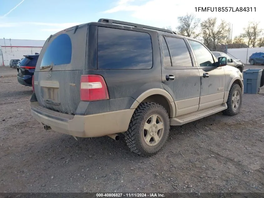 2007 Ford Expedition Eddie Bauer VIN: 1FMFU18557LA84311 Lot: 40806827