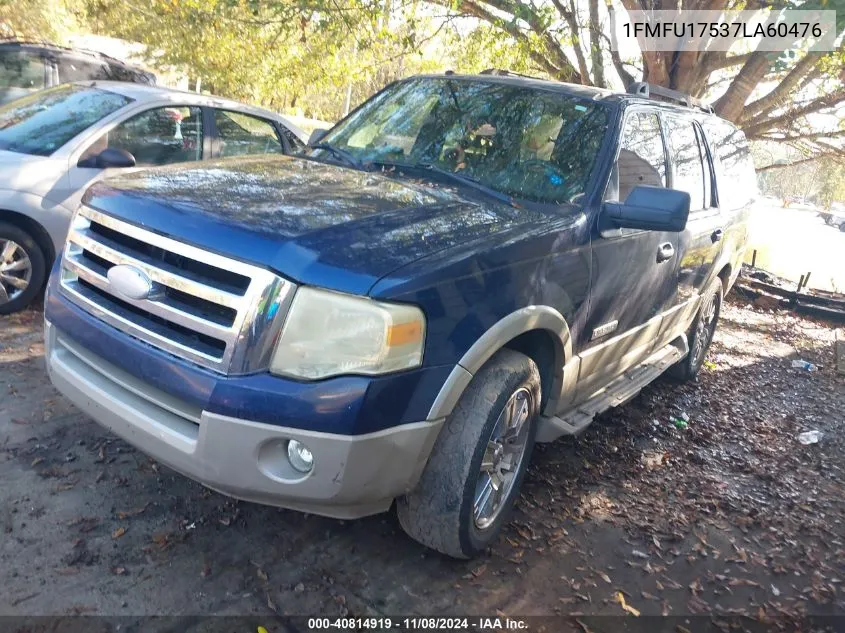 2007 Ford Expedition Eddie Bauer VIN: 1FMFU17537LA60476 Lot: 40814919