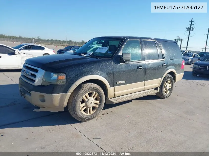 2007 Ford Expedition Eddie Bauer VIN: 1FMFU17577LA35127 Lot: 40822873