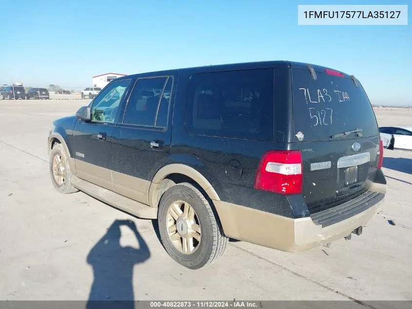 2007 Ford Expedition Eddie Bauer VIN: 1FMFU17577LA35127 Lot: 40822873