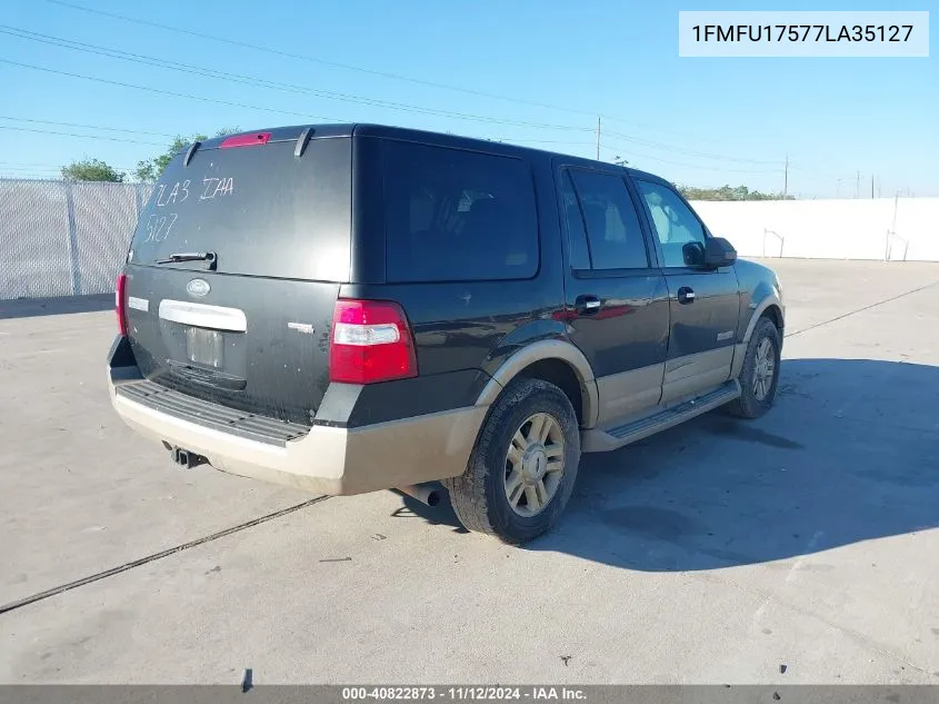 2007 Ford Expedition Eddie Bauer VIN: 1FMFU17577LA35127 Lot: 40822873