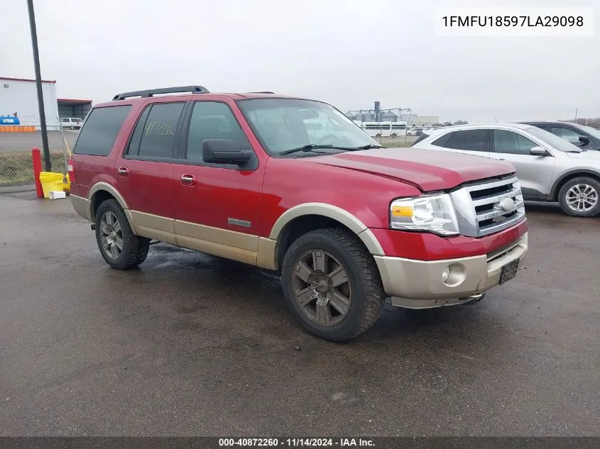 2007 Ford Expedition Eddie Bauer VIN: 1FMFU18597LA29098 Lot: 40872260