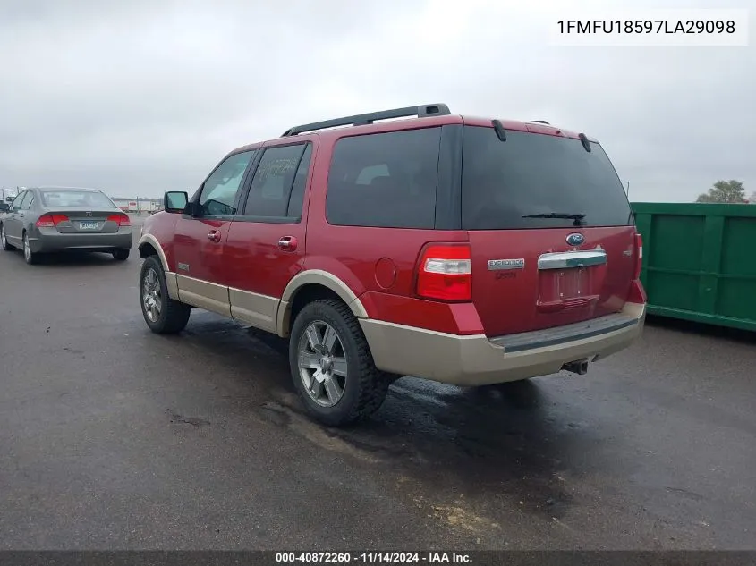 2007 Ford Expedition Eddie Bauer VIN: 1FMFU18597LA29098 Lot: 40872260