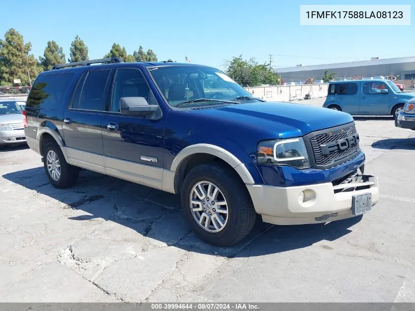 2008 Ford Expedition El Eddie Bauer/King Ranch VIN: 1FMFK17588LA08123 Lot: 39994644