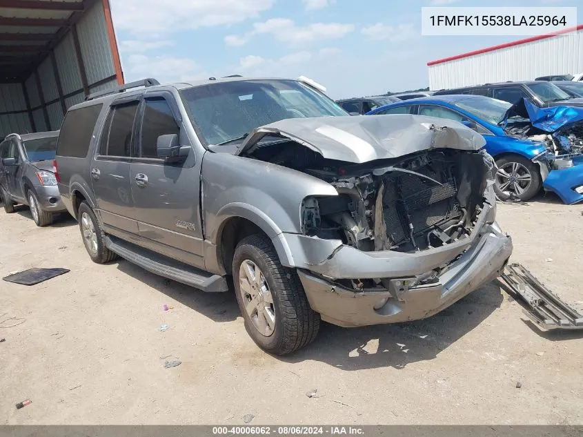 1FMFK15538LA25964 2008 Ford Expedition El Xlt