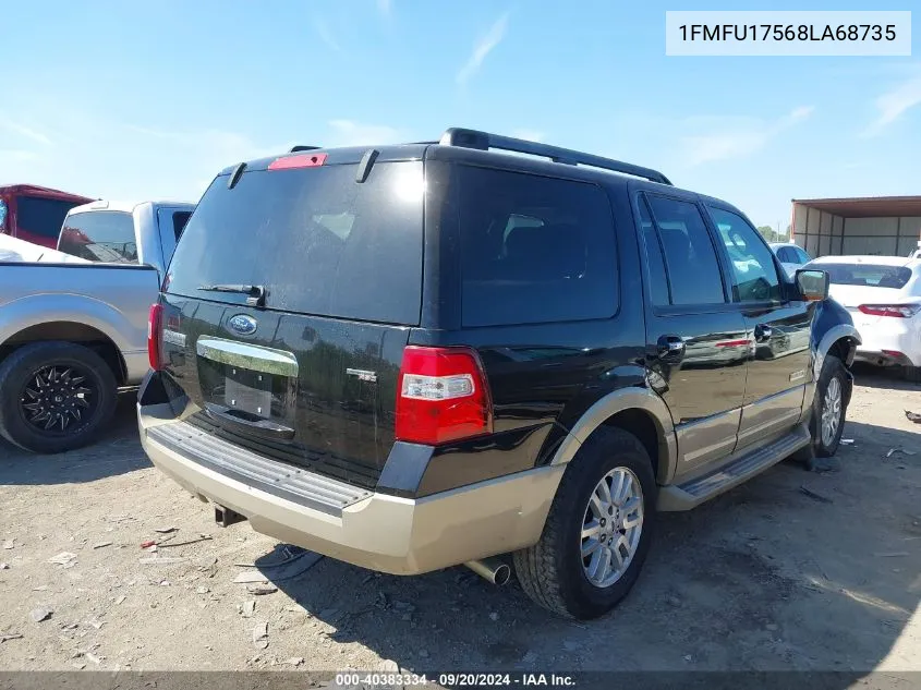 2008 Ford Expedition Eddie Bauer/King Ranch VIN: 1FMFU17568LA68735 Lot: 40383334