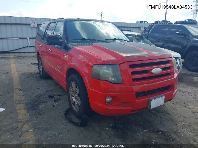 2008 Ford Expedition Limited VIN: 1FMFU19548LA34533 Lot: 40400388