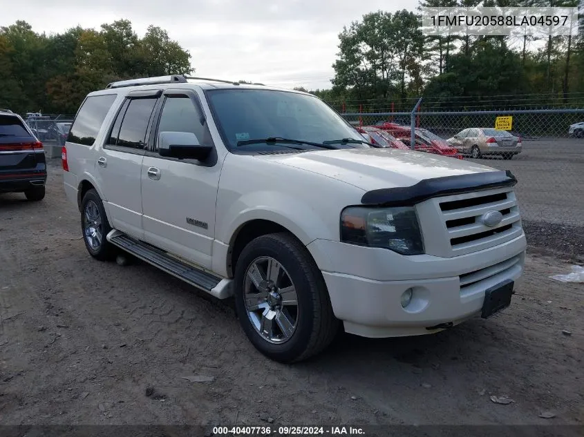 2008 Ford Expedition Limited VIN: 1FMFU20588LA04597 Lot: 40407736