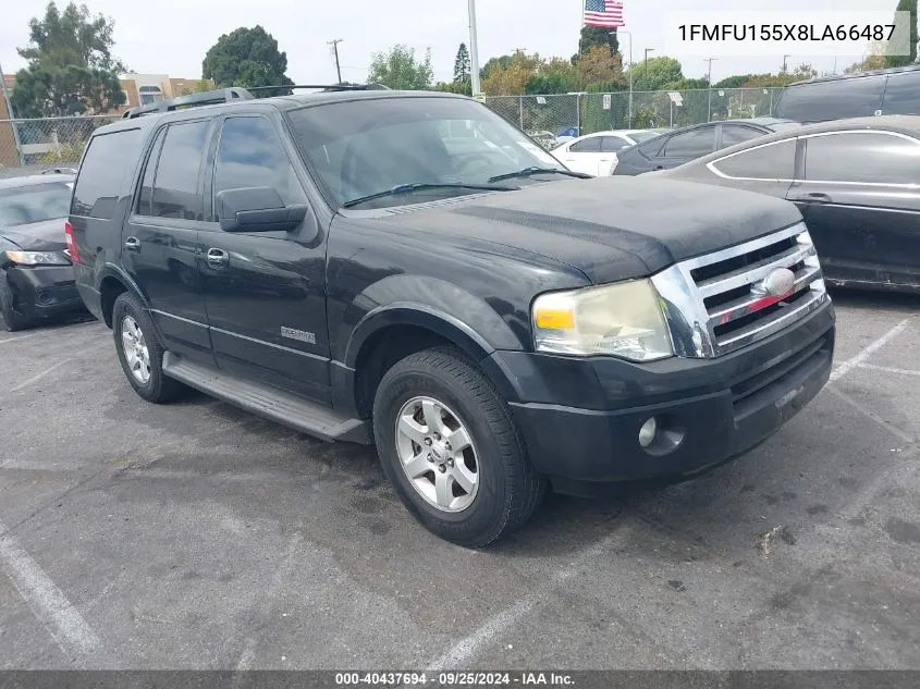 2008 Ford Expedition Xlt VIN: 1FMFU155X8LA66487 Lot: 40437694