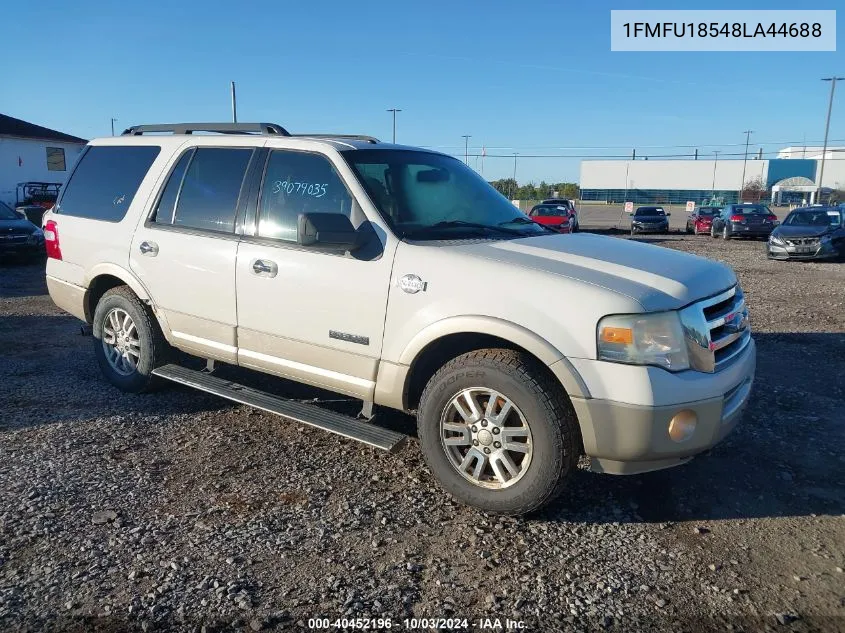 2008 Ford Expedition Eddie Bauer/King Ranch VIN: 1FMFU18548LA44688 Lot: 40452196