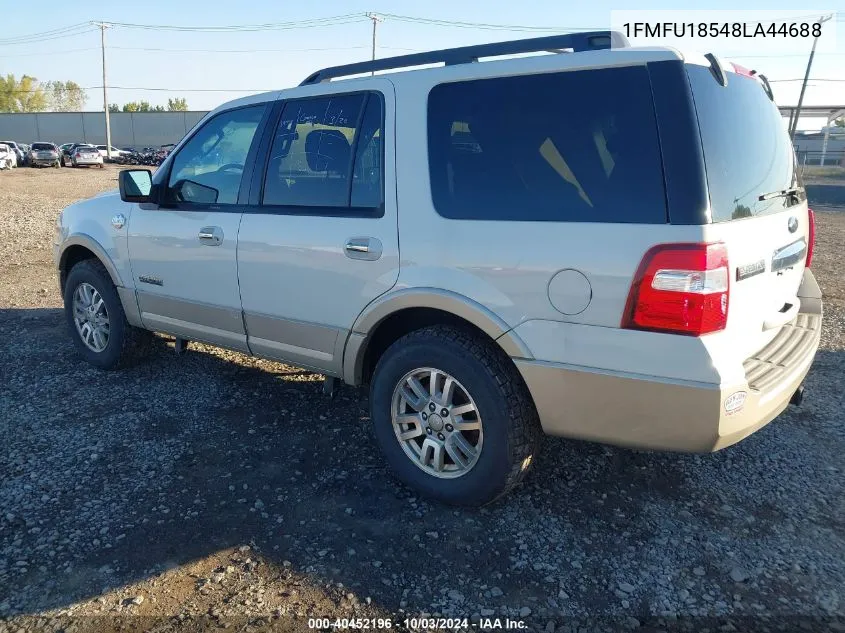 2008 Ford Expedition Eddie Bauer/King Ranch VIN: 1FMFU18548LA44688 Lot: 40452196