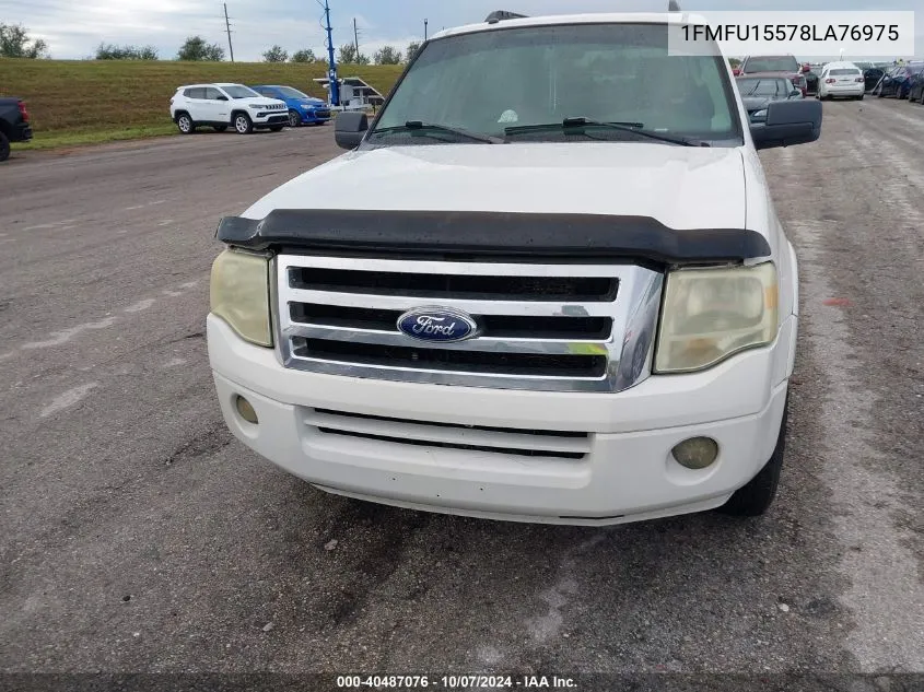 2008 Ford Expedition Xlt VIN: 1FMFU15578LA76975 Lot: 40487076