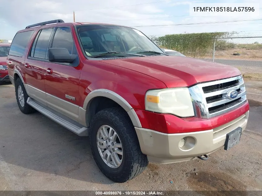 2008 Ford Expedition El Eddie Bauer/King Ranch VIN: 1FMFK18518LA57596 Lot: 40598076