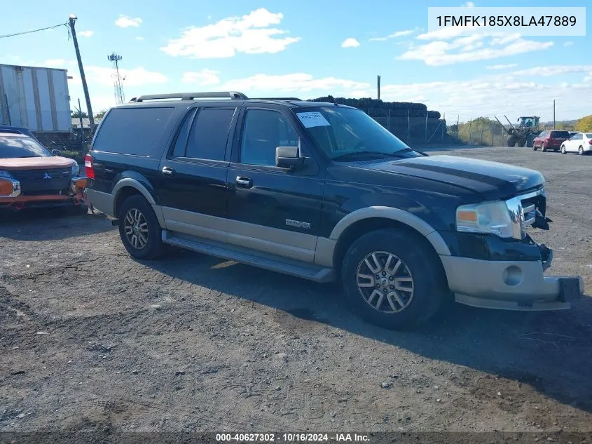 2008 Ford Expedition El Eddie Bauer VIN: 1FMFK185X8LA47889 Lot: 40627302