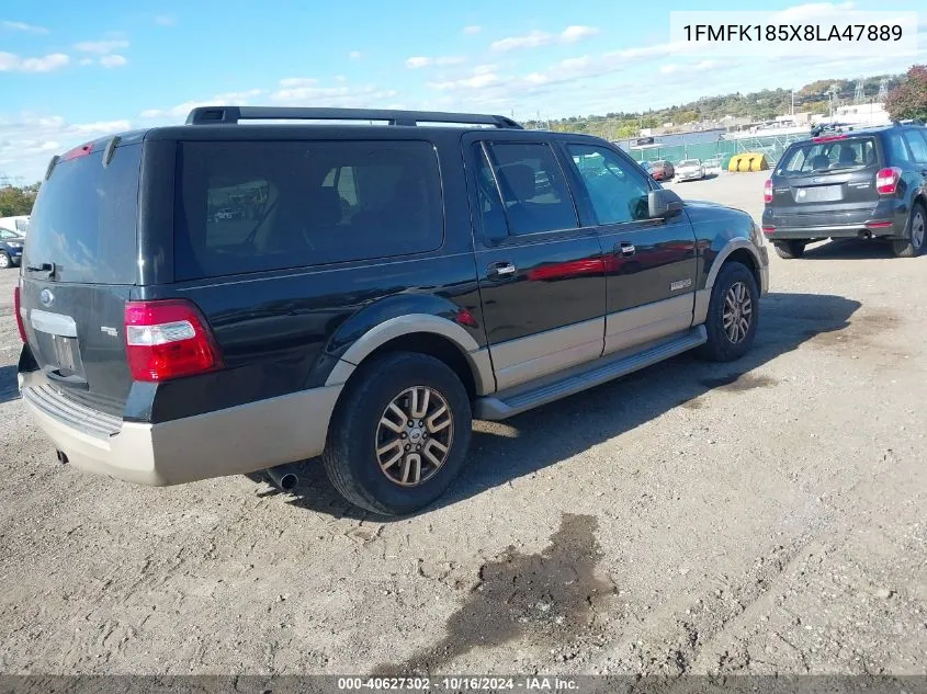 2008 Ford Expedition El Eddie Bauer VIN: 1FMFK185X8LA47889 Lot: 40627302