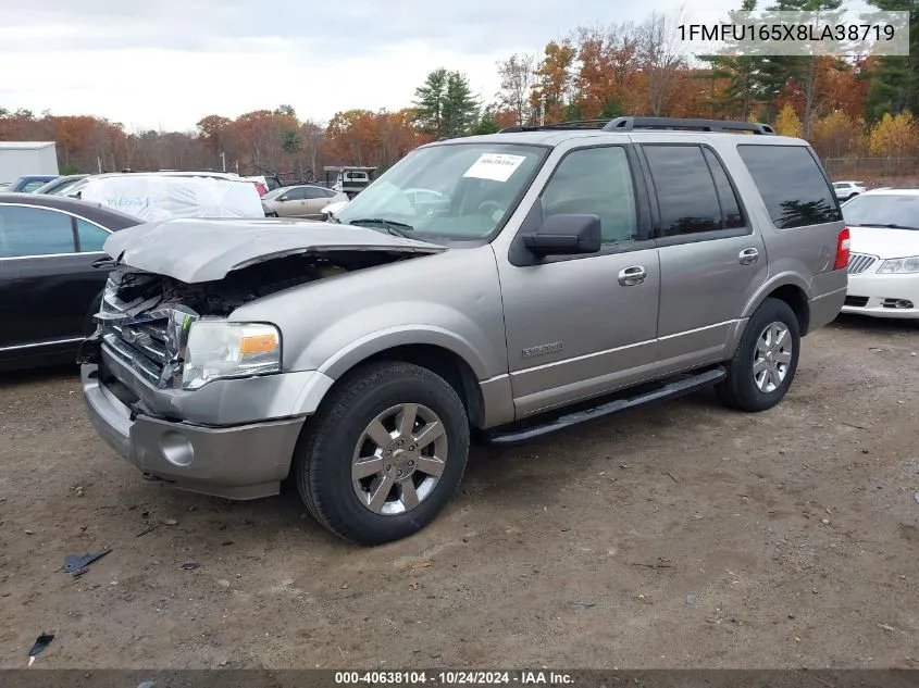 2008 Ford Expedition Xlt VIN: 1FMFU165X8LA38719 Lot: 40638104