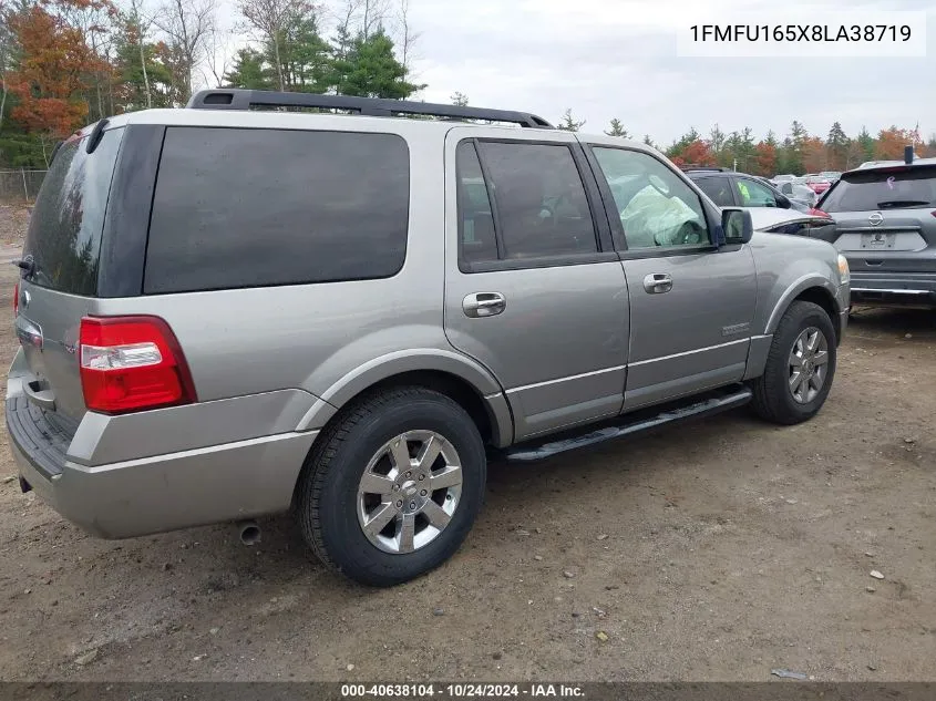 2008 Ford Expedition Xlt VIN: 1FMFU165X8LA38719 Lot: 40638104