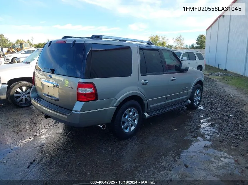 2008 Ford Expedition Limited VIN: 1FMFU20558LA31045 Lot: 40642825