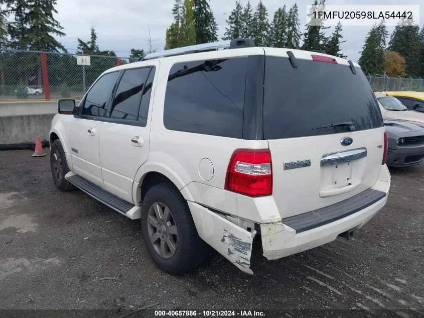 2008 Ford Expedition Limited VIN: 1FMFU20598LA54442 Lot: 40657886