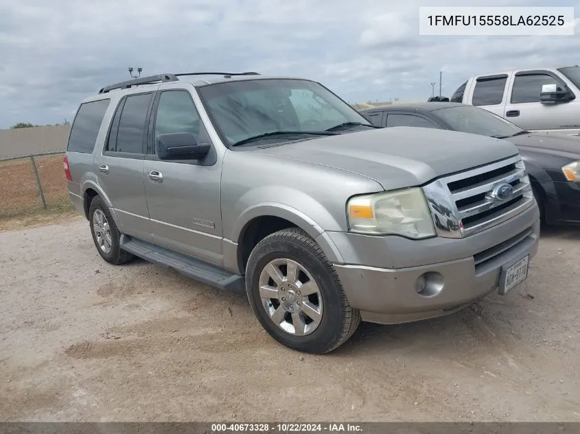 2008 Ford Expedition Xlt VIN: 1FMFU15558LA62525 Lot: 40673328