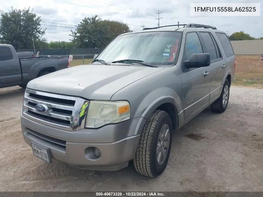 2008 Ford Expedition Xlt VIN: 1FMFU15558LA62525 Lot: 40673328