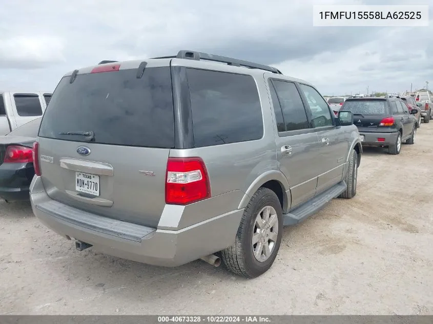 2008 Ford Expedition Xlt VIN: 1FMFU15558LA62525 Lot: 40673328