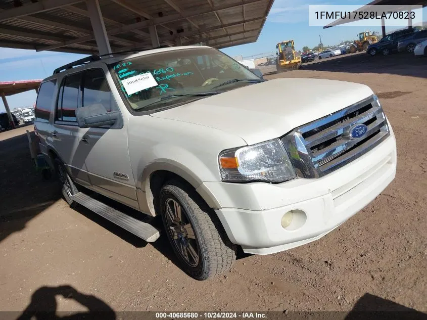 2008 Ford Expedition Eddie Bauer/King Ranch VIN: 1FMFU17528LA70823 Lot: 40685680