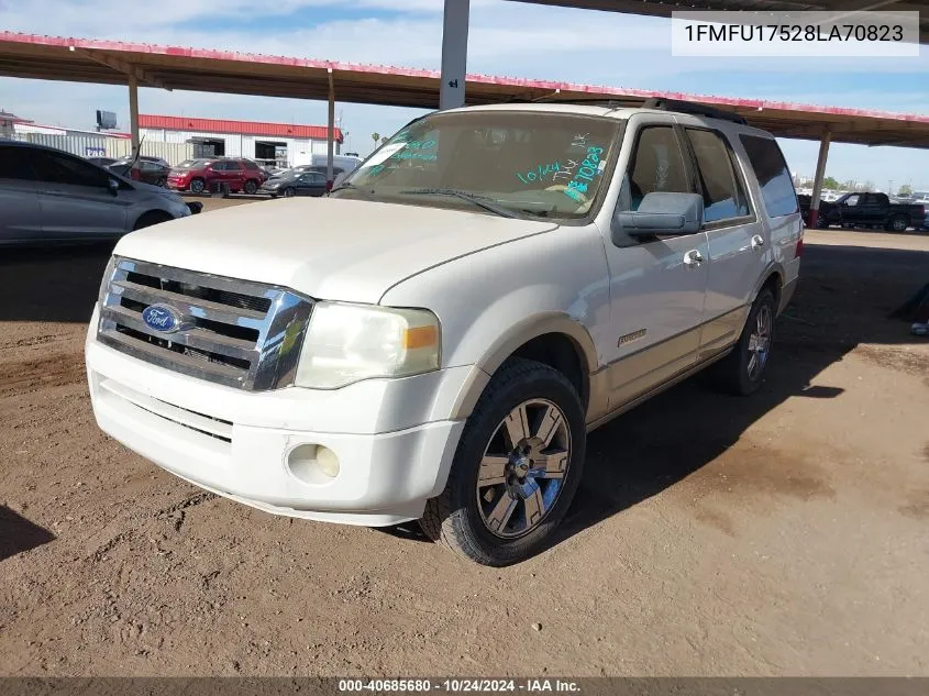 2008 Ford Expedition Eddie Bauer/King Ranch VIN: 1FMFU17528LA70823 Lot: 40685680