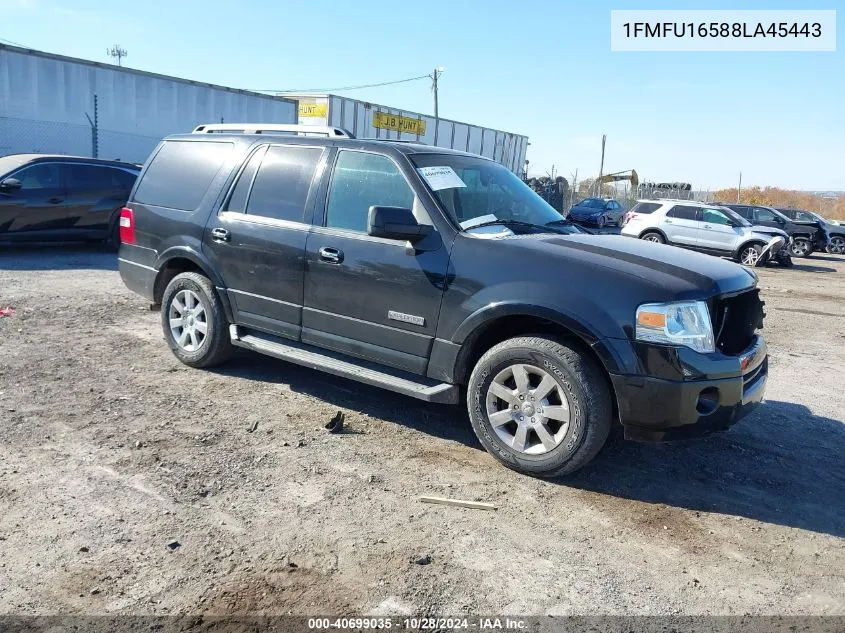 2008 Ford Expedition Xlt VIN: 1FMFU16588LA45443 Lot: 40699035