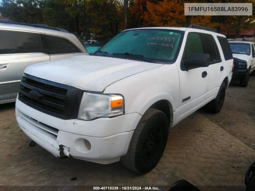 2008 Ford Expedition Xlt VIN: 1FMFU16588LA83996 Lot: 40710339