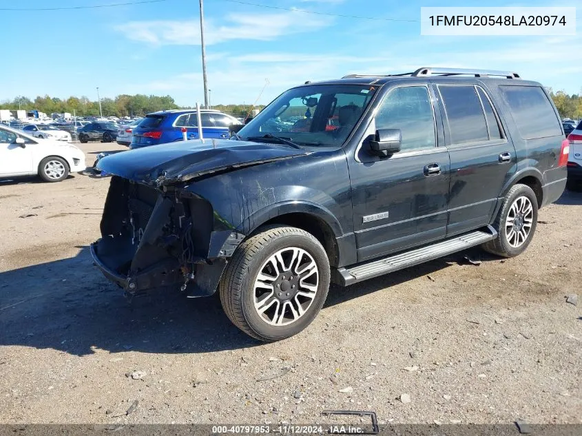 2008 Ford Expedition Limited VIN: 1FMFU20548LA20974 Lot: 40797953