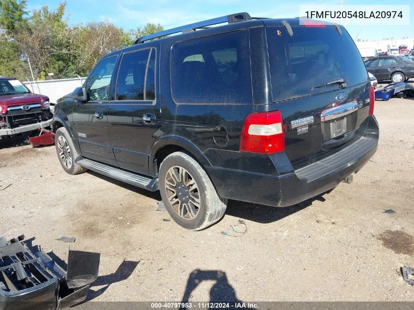 2008 Ford Expedition Limited VIN: 1FMFU20548LA20974 Lot: 40797953