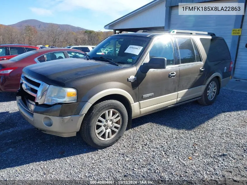 1FMFK185X8LA22863 2008 Ford Expedition El Eddie Bauer/King Ranch