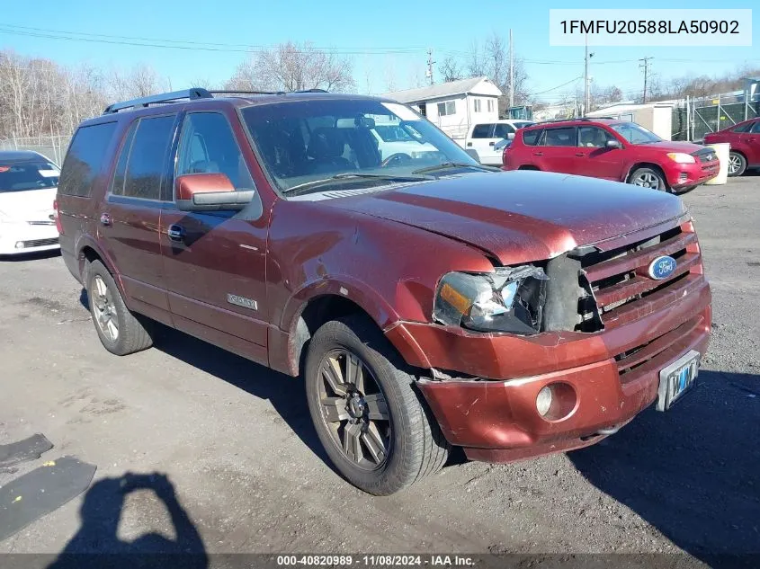 2008 Ford Expedition Limited VIN: 1FMFU20588LA50902 Lot: 40820989