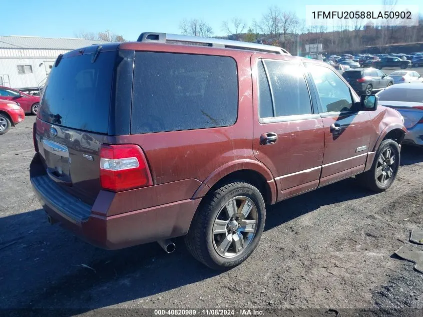 2008 Ford Expedition Limited VIN: 1FMFU20588LA50902 Lot: 40820989