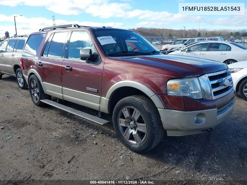 1FMFU18528LA51543 2008 Ford Expedition Eddie Bauer/King Ranch